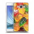 Дизайнерский пластиковый чехол для Samsung Galaxy A5 Мармелад