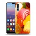 Дизайнерский силиконовый с усиленными углами чехол для Huawei P20 Pro Мармелад