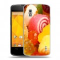 Дизайнерский пластиковый чехол для LG Google Nexus 4 Мармелад