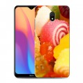 Дизайнерский силиконовый с усиленными углами чехол для Xiaomi RedMi 8A Мармелад