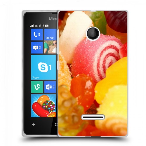 Дизайнерский пластиковый чехол для Microsoft Lumia 435 Мармелад