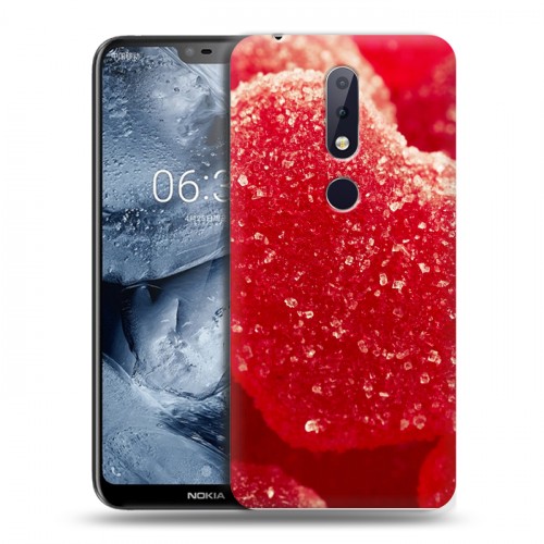 Дизайнерский пластиковый чехол для Nokia 6.1 Plus Мармелад