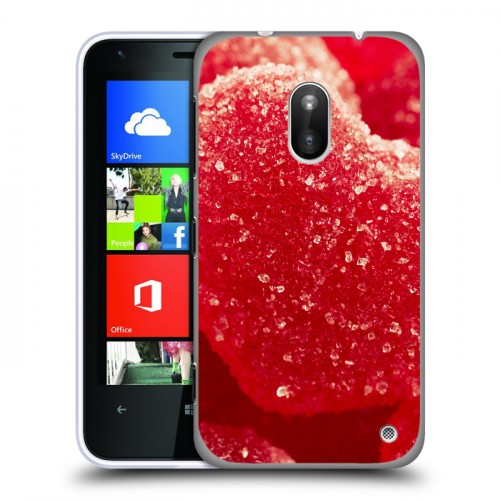 Дизайнерский пластиковый чехол для Nokia Lumia 620 Мармелад