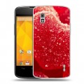 Дизайнерский пластиковый чехол для LG Google Nexus 4 Мармелад