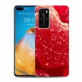 Дизайнерский силиконовый с усиленными углами чехол для Huawei P40 Мармелад