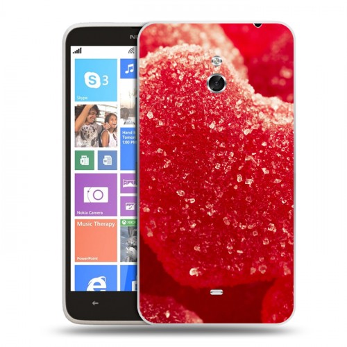 Дизайнерский пластиковый чехол для Nokia Lumia 1320 Мармелад