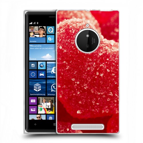 Дизайнерский пластиковый чехол для Nokia Lumia 830 Мармелад