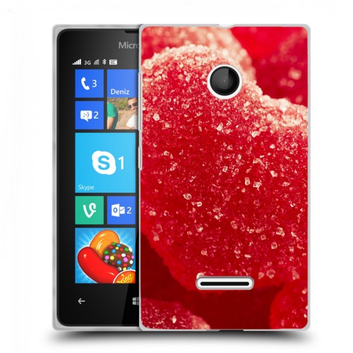 Дизайнерский пластиковый чехол для Microsoft Lumia 435 Мармелад