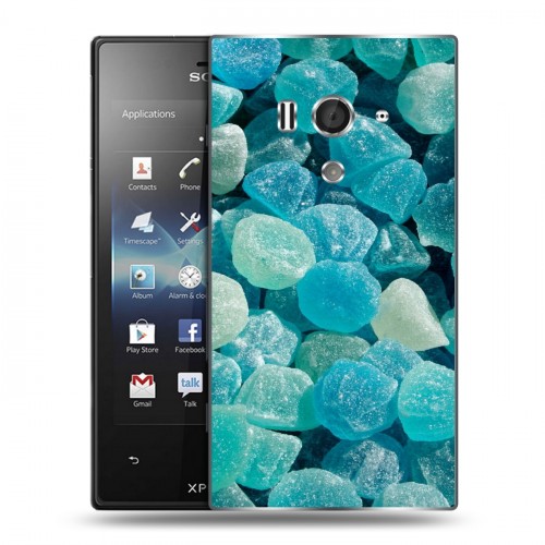 Дизайнерский пластиковый чехол для Sony Xperia acro S Мармелад