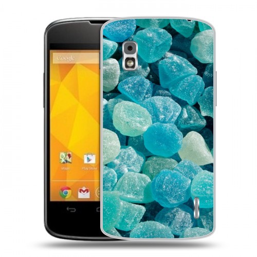 Дизайнерский пластиковый чехол для LG Google Nexus 4 Мармелад