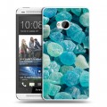 Дизайнерский пластиковый чехол для HTC One (M7) Dual SIM Мармелад