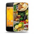 Дизайнерский пластиковый чехол для LG Google Nexus 4 Овощи