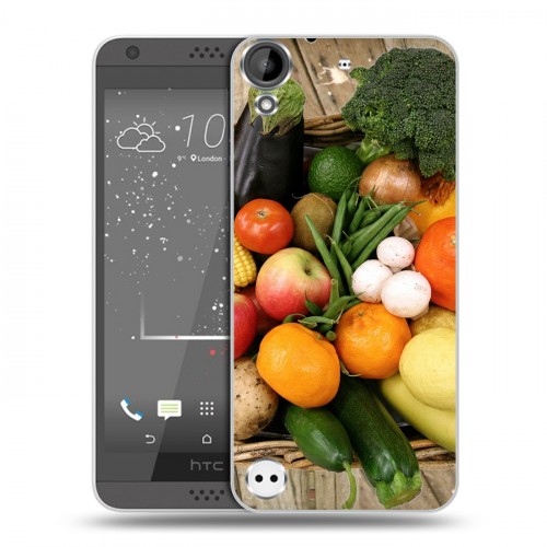 Дизайнерский пластиковый чехол для HTC Desire 530 Овощи