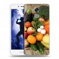 Дизайнерский пластиковый чехол для Huawei Honor 6A Овощи