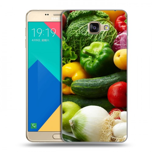 Дизайнерский силиконовый чехол для Samsung Galaxy A9 Овощи