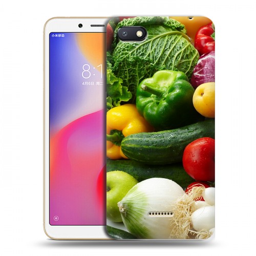 Дизайнерский пластиковый чехол для Xiaomi RedMi 6A Овощи