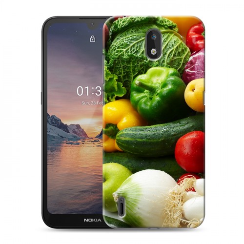 Дизайнерский силиконовый чехол для Nokia 1.3 Овощи