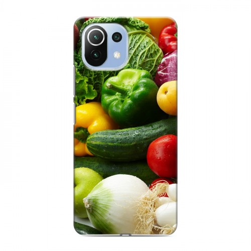 Дизайнерский пластиковый чехол для Xiaomi Mi 11 Lite Овощи