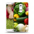 Дизайнерский пластиковый чехол для LG Optimus G2 mini Овощи