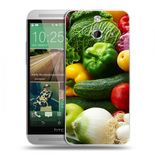 Дизайнерский пластиковый чехол для HTC One E8 Овощи