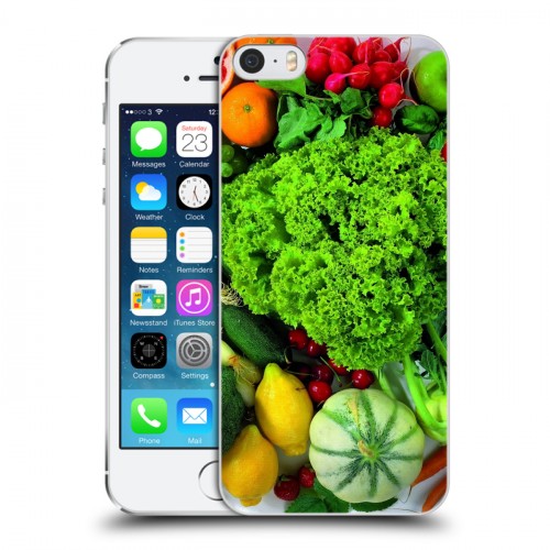 Дизайнерский пластиковый чехол для Iphone 5s Овощи