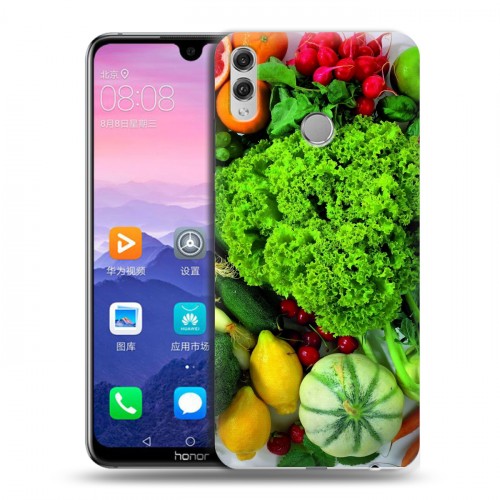 Дизайнерский пластиковый чехол для Huawei Honor 8X Max Овощи