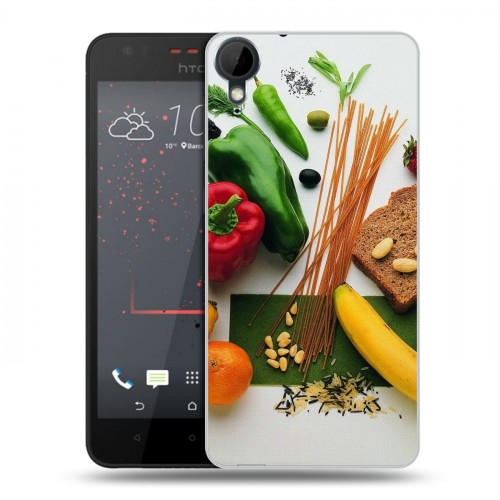 Дизайнерский пластиковый чехол для HTC Desire 825 Овощи