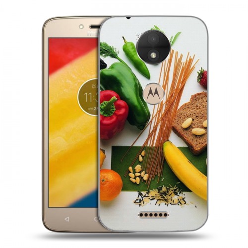 Дизайнерский пластиковый чехол для Motorola Moto C Овощи