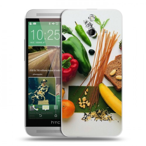 Дизайнерский пластиковый чехол для HTC One E8 Овощи