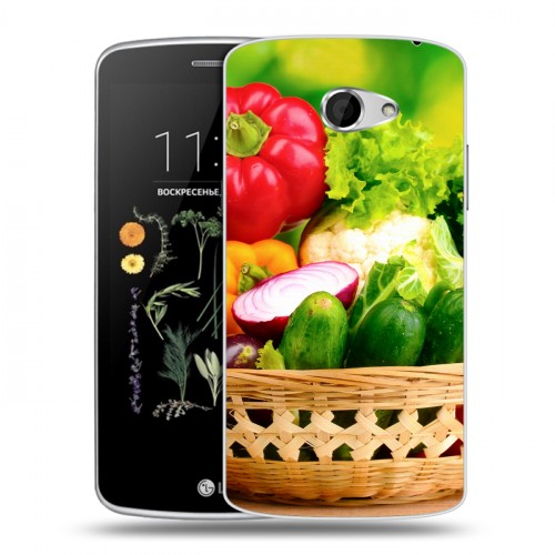 Дизайнерский силиконовый чехол для LG K5 Овощи