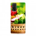 Дизайнерский пластиковый чехол для Huawei Honor 10X Lite Овощи