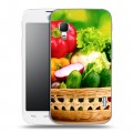 Дизайнерский пластиковый чехол для LG Optimus L5 2 II Овощи