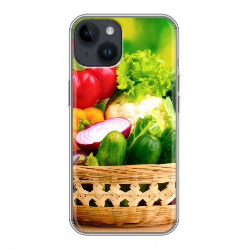 Дизайнерский пластиковый чехол для Iphone 14 Овощи