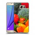 Дизайнерский пластиковый чехол для Samsung Galaxy Note 5 Овощи