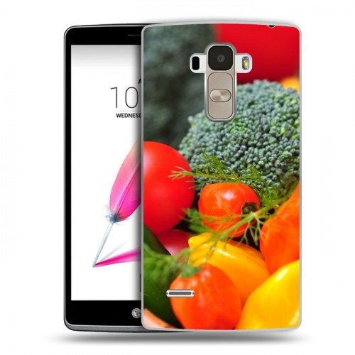 Дизайнерский пластиковый чехол для LG G4 Stylus Овощи