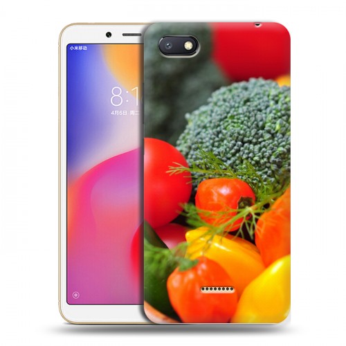 Дизайнерский пластиковый чехол для Xiaomi RedMi 6A Овощи