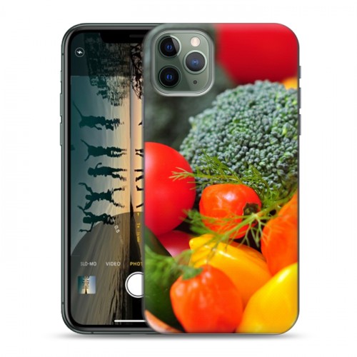 Дизайнерский пластиковый чехол для Iphone 11 Pro Max Овощи