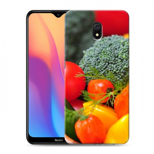 Дизайнерский силиконовый с усиленными углами чехол для Xiaomi RedMi 8A Овощи