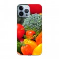 Дизайнерский силиконовый чехол для Iphone 13 Pro Max Овощи