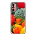 Дизайнерский пластиковый чехол для Samsung Galaxy A04s Овощи