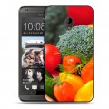 Дизайнерский пластиковый чехол для HTC Desire 700 Овощи