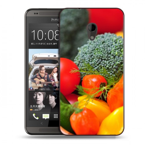 Дизайнерский пластиковый чехол для HTC Desire 700 Овощи