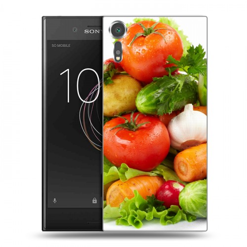 Дизайнерский пластиковый чехол для Sony Xperia XZs Овощи