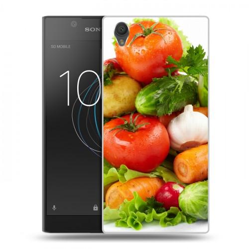 Дизайнерский пластиковый чехол для Sony Xperia L1 Овощи