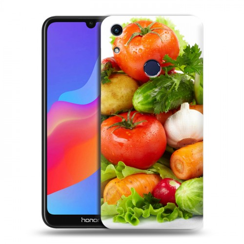 Дизайнерский пластиковый чехол для Huawei Honor 8A Овощи