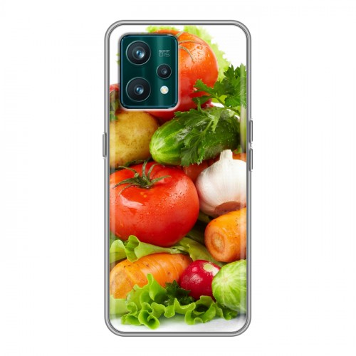 Дизайнерский пластиковый чехол для Realme 9 Pro Plus Овощи