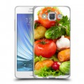 Дизайнерский пластиковый чехол для Samsung Galaxy A5 Овощи