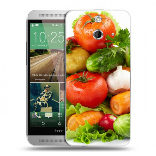 Дизайнерский пластиковый чехол для HTC One E8 Овощи