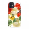 Дизайнерский силиконовый чехол для Iphone 12 Овощи