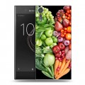 Дизайнерский пластиковый чехол для Sony Xperia XZs Овощи